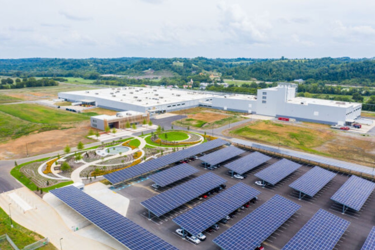 Boviet Solar Lightwave Solar Nokian Tyres Factory Carport Solar System