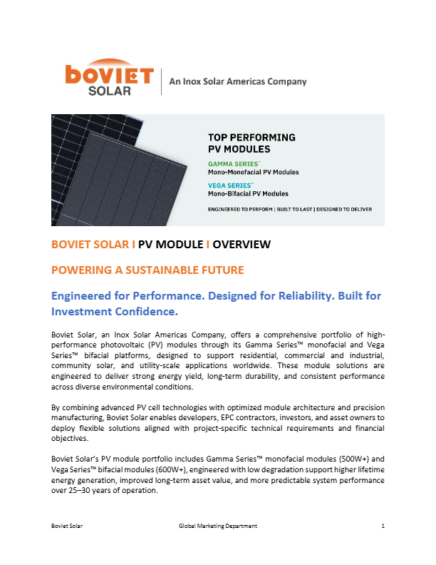 Boviet Solar Pv Module Overview July 2026 Thumbnail