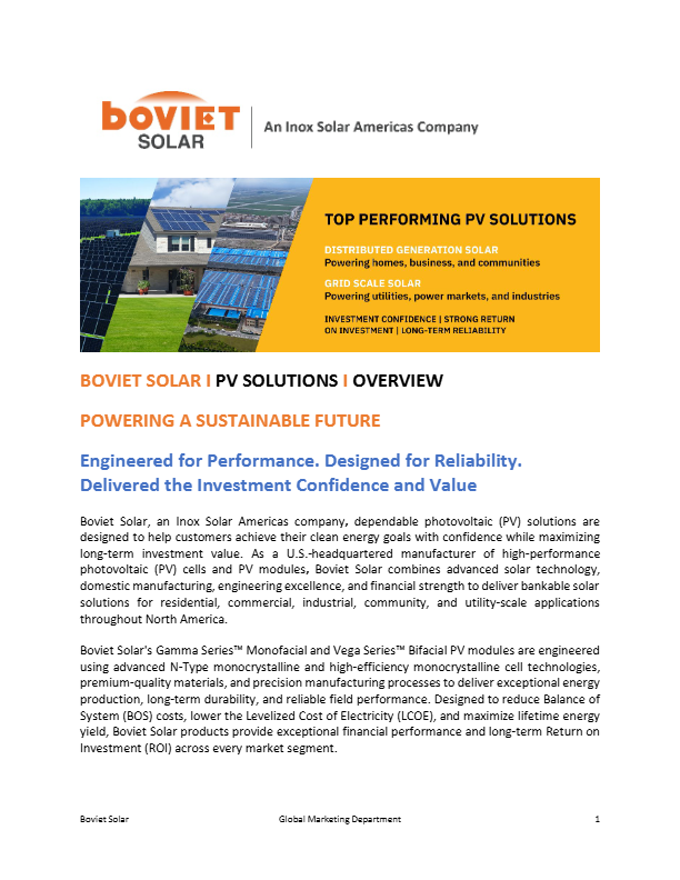 Boviet Solar Pv Solutions Overview July 2026 Thumbnail