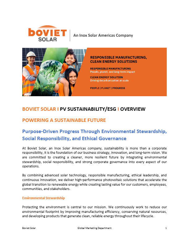Boviet Solar Sustainability&esg Overview July 2026 Thumbnail