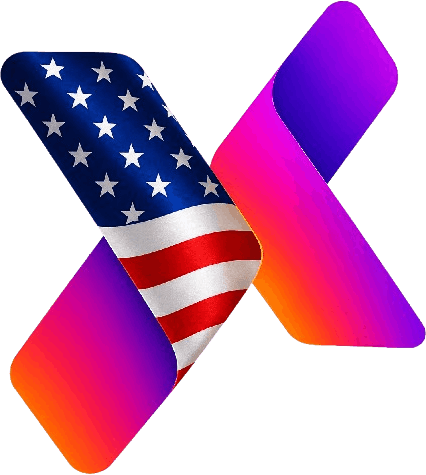Inox Solar X Mark With American Flag