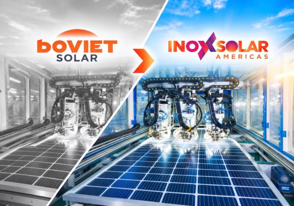 INOX SOLAR AMERICAS ANNOUNCES GRADUAL BOVIET SOLAR BRAND AND DIGITAL PLATFORM TRANSITION